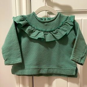 Zara Ruffle Sweatshirt